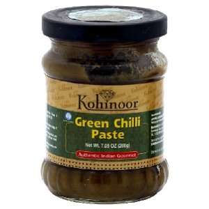 Kohinoor, Paste Green Chilli, 7 Ounce (6 Pack)  Grocery 