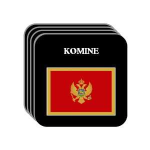  Montenegro   KOMINE Set of 4 Mini Mousepad Coasters 