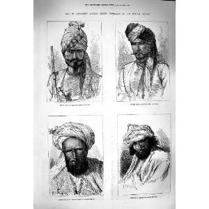  1879 Afghan Tribes Khan Baz Tooro Mahaz Ghilzai Koochi