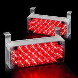   Emergency Warning Flashing Strobe Lights with 3 Mode Controller   Red