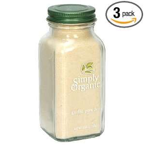 Simply Organic Garlic Powder Certified Organic, 3.64 Ounce Containers 