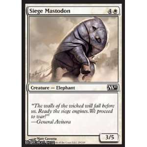  Mastodon (Magic the Gathering   Magic 2011 Core Set   Siege Mastodon 