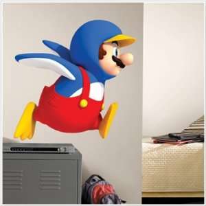   RoomMates Penguin Mario Peel & Stick Giant Wall Decal