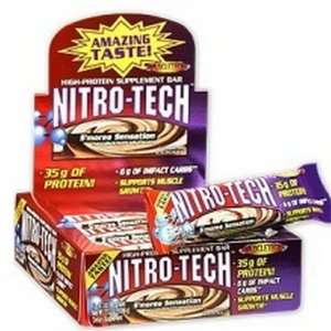  Muscletech Nitro Tech Bar Chocolate Caramel Nut Crunch, 12 