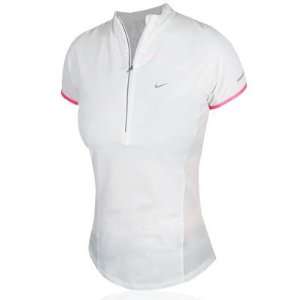 Nike Lady Short Sleeve Half Zip T shirt