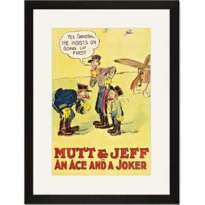   Matted Print 17x23, Mutt And Jeff   An ace and a joker