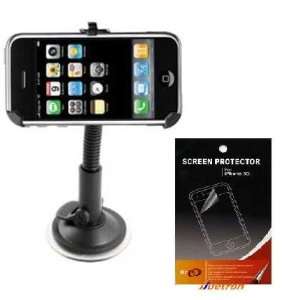  Car Holder & Mount for Iphone 3g & 3gs on Windshield and Dashboard 