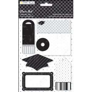  Class Act Chipboard Tags 2010 With Foil (3 Pack 
