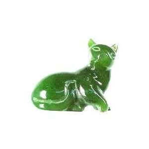  Jade Cat Figurine (HNW 008)