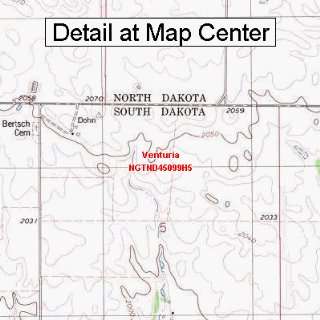   Map   Venturia, North Dakota (Folded/Waterproof)