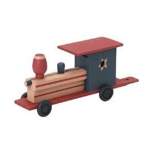   Darice Wood Model Kit Train 9169 06; 6 Items/Order