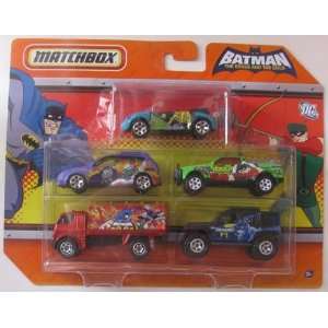    Batman the Brave and the Bold 5 pack of Vehicles Toys & Games