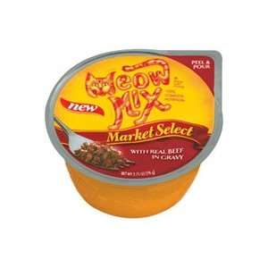  Meow Mix Market Select Real Chicken & Beef in Gravy Cat 