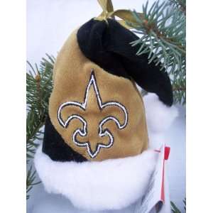  New Orleans Saints NFL 4 Mini Santa Hat Christmas Tree 