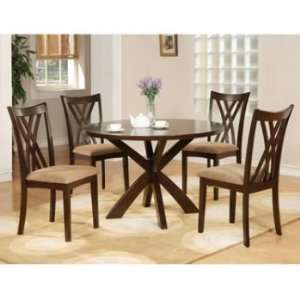  Piece Stafford Round Dining Table Set (1 BX 358 413, 4 BX 358 438