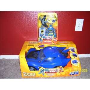  FISHER PRICE DC SUPER FRIENDS MY FIRST 1st BATMOBILE WITH 