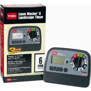 Toro 53806 Lawn Master II 6 Zone Landscape Sprinkler System Water 