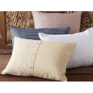  Coyuchi Organic Cotton and Linen Mini Stripe Pillow Shams 