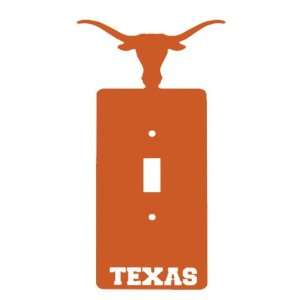  Texas Longhorns Single Toggle Metal Switch Plate Cover 