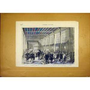  Compiegne Railway Station Quatrieme French Print 1868 