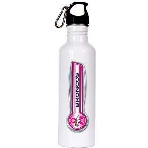 Great American Denver Broncos Breast Cancer Awareness 26oz White Water 