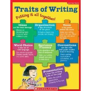  Scholastic Writing Traits Chart Pack