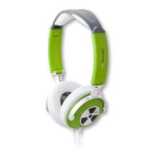 EarPollution Nerve Pipe Headphones   Toxic Lime/Chrome (EP NP 6200)