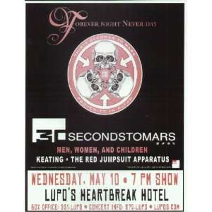  30 Thirty Seconds Concert Flyer Providence