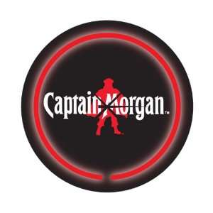   Licensed Captain Morgan Logo Beer Bar Neon Clock