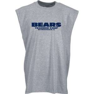  Mens Chicago Bears Sleeveless Grey Training Camp Tshirt 