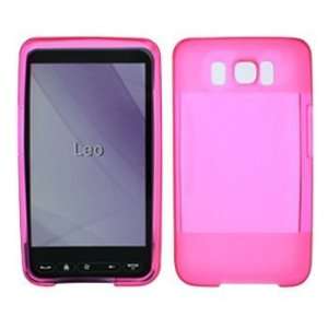  HTC HD2 Hot Pink Crystal Silicon Skin Case + Free 