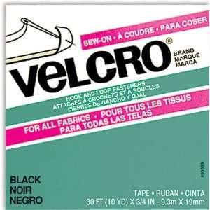  Velcro(R) brand Sew On Tape 3/4 Inch X30 Black Arts 