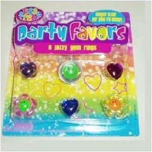  Lisa Frank Jazzy Gem Rings Party Favors (2 Packages 