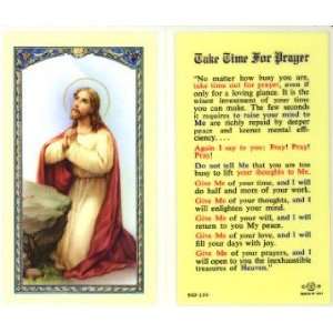  Take Time for Prayer Holy Card (800 126) 