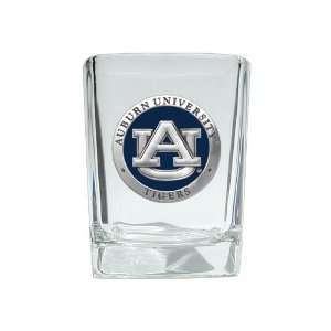    Auburn University Square Shot Glass 2oz Set of 2