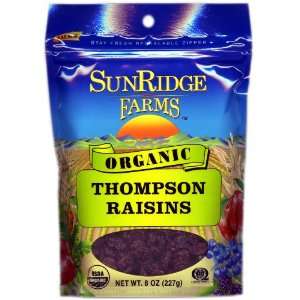 Organic Thompson Seedless Raisins  12/8 oz. bags  Grocery 