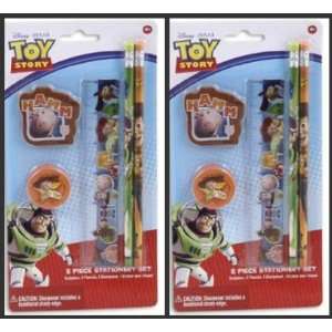  5 Pieces Disney Toy Story Stationary Set, A set of 2 packs 