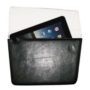  Apple iPad Smoke Poly Skin Case + Black Executive Slip Pouch + White 