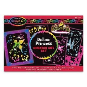    Melissa & Doug Deluxe Princess Scratch Art set Toys & Games
