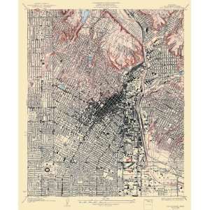  USGS TOPO MAP LOS ANGELES QUAD CALIFORNIA (CA) 1928