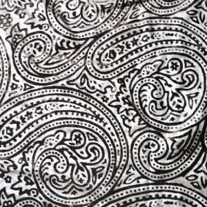   Paisleys   Burnout Velvet Fabric By the Yard Arts, Crafts & Sewing