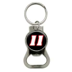 11 Number   Racing Bottle Cap Opener Keychain Ring 