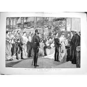  1894 ROYAL WEDDING COBURG CEREMONY EHRENBURG CASTLE