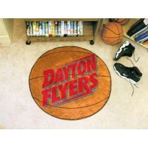  Dayton Flyers Basketball Shaped Area Rug Welcome/Bath Mat 