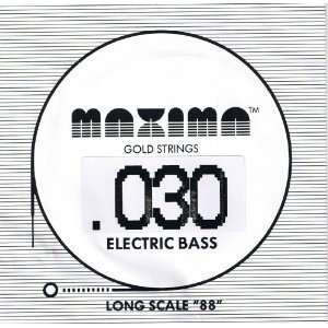  Optima/Maxima Bass Gold .030 Musical Instruments