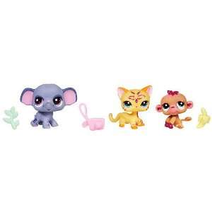  Littlest Pet Shop Wild Animal Sparkle 3 Pack Toys & Games