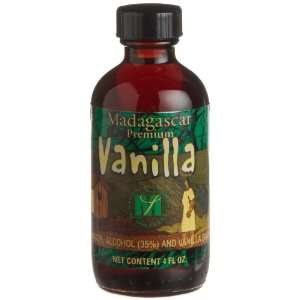 Madagascar Vanilla Extract, 4 Ounce Grocery & Gourmet Food