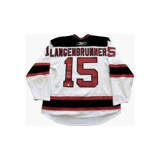   New Jersey Devils Jamie Langenbrunner Autographed Jersey Sports