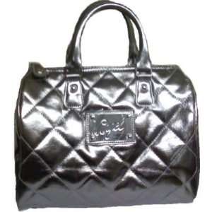  Victorias Secret Metallic Silver Quilt Handbag