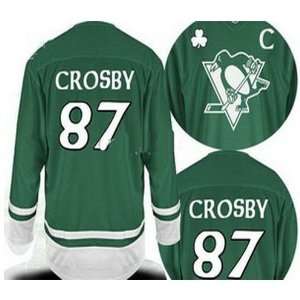  Pittsburgh Penguins Jersey #87 Sidney Crosby Green Hockey 